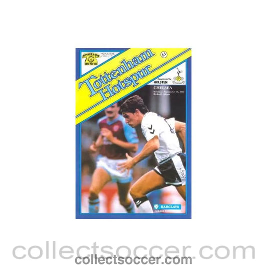 1989 - Tottenham Hotspur vChelsea official programme 16/09/1989
