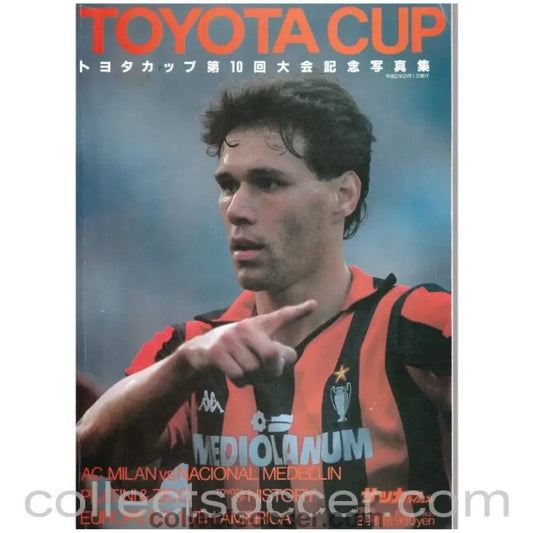 1989 Toyota Cup Programme AC Milan v Medellion 10th anniversary issue - Collect Soccer