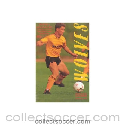 1989 - Wolverhampton Wanderers v Lincoln City official programme 22/08/1989 Littlewoods Cup - Collect Soccer