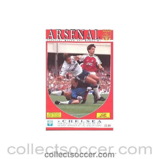 1990 - Arsenal v Chelsea official programme 15/09/1990