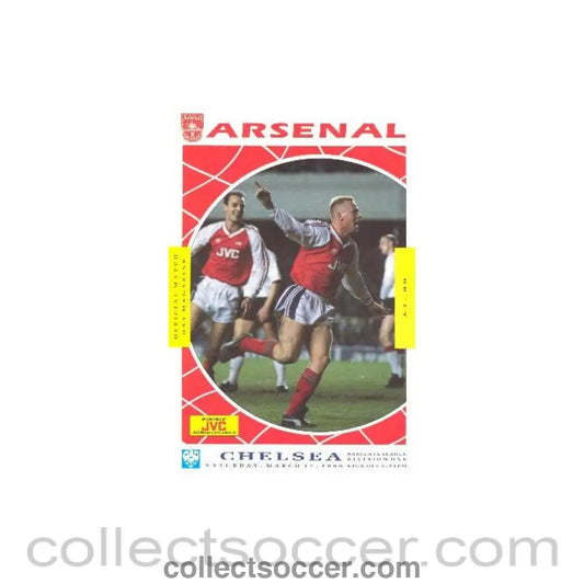 1990 - Arsenal v Chelsea official programme 17/03/1990