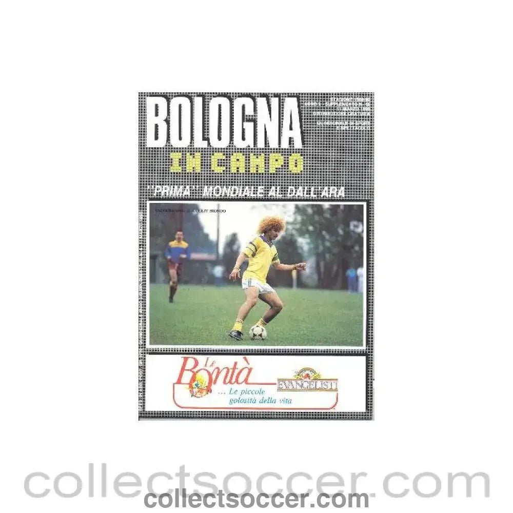 1990 - Bologna In Campo - Italian magazine of 11/03/1990 covering the 1990 World Cup - Collect Soccer