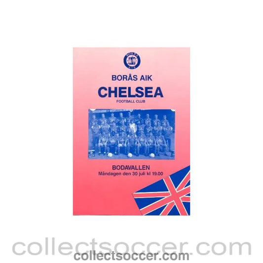 1990 - Boras Aik v Chelsea official programme 30/07/1990
