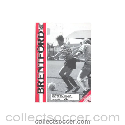 1990 - Brentford v Chelsea official programme 11/08/1990