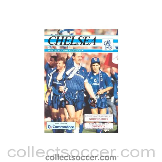 1990 - Chelsea v Swindon official programme 12/12/1990