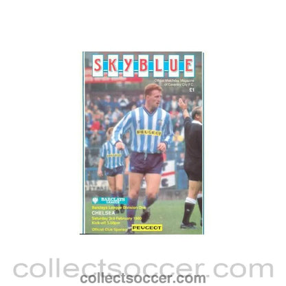 1990 - Coventry City vChelsea official programme 03/02/1990 - Collect Soccer