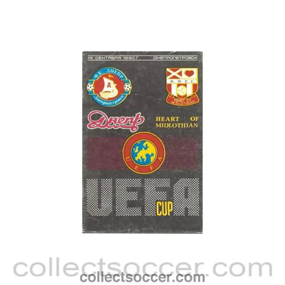 1990 - Dnepr, Russia v Heart of Midlothian official programme 19/09/1990 - Collect Soccer