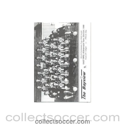 1990 - East Fife v Kilmarnock official programme 23/10/1990 B & Q Centenary League Cup - Collect Soccer