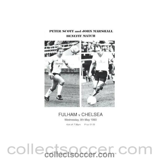 1990 - Fulham vChelsea official programme 09/05/1990