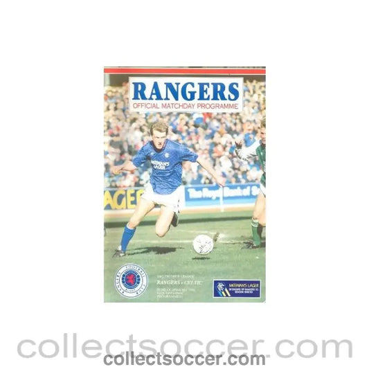 1990 - Glasgow Rangers v Celtic official programme 01/04/1990 B & Q Premier League - Collect Soccer