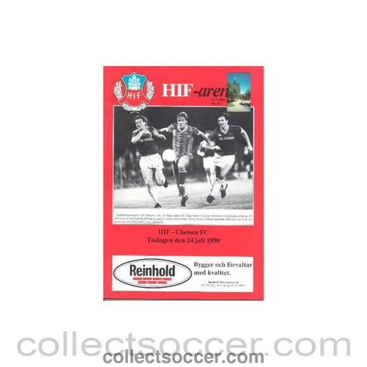 1990 - Helsingborg v Chelsea official programme 24/07/1990