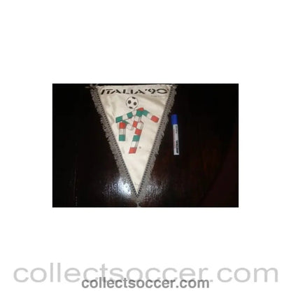 1990 - Italy 1990 Pennant - Collect Soccer