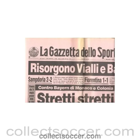1990 - La Gazzetta Dello Sport - Italian newspaper of 04/04/1990
