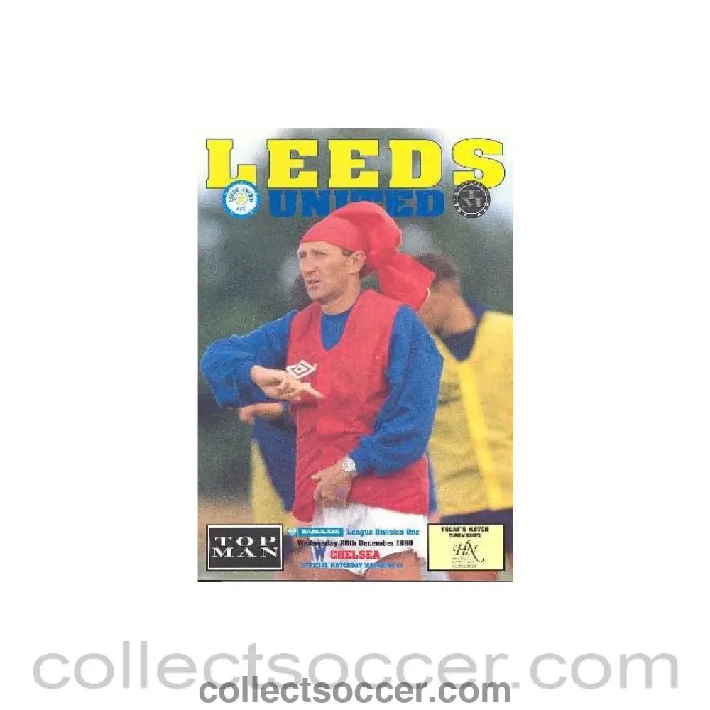 1990 - Leeds United v Chelsea official programme 26/12/1990 - Collect Soccer