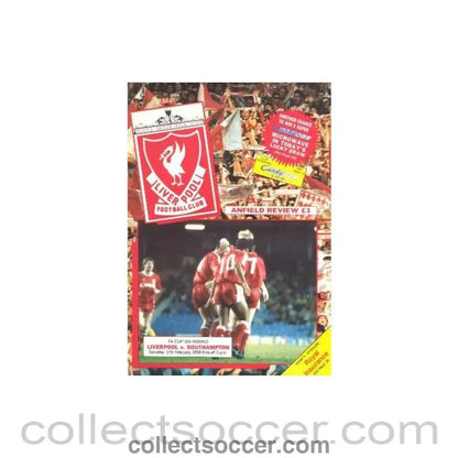 1990 - Liverpool v Southampton official programme 17/02/1990 - Collect Soccer