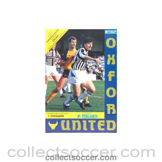 1990 - Oxford United v Chelsea official programme 28/11/1990