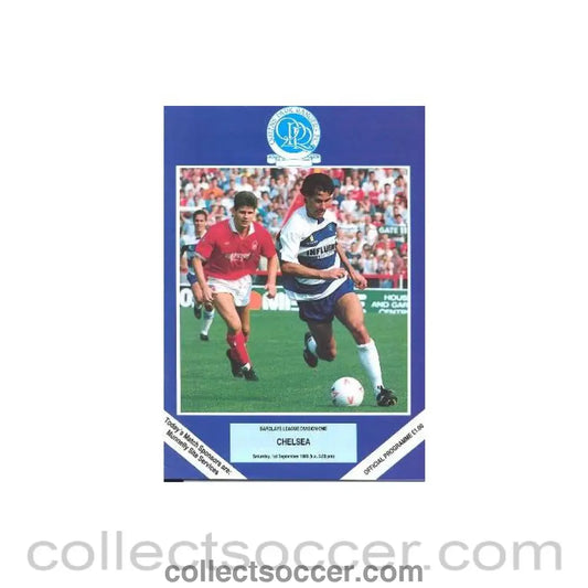 1990 - Queen’s Park Rangers v Chelsea official programme 01/09/1990