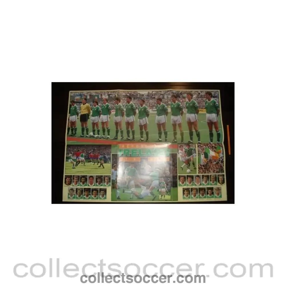 1990 - Republic of Ireland 1990 World Cup Poster - Collect Soccer