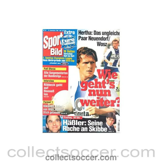 1990 - Sport Bild - German magazine of 15/09/1990 - Collect Soccer