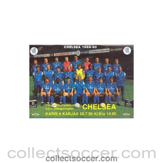 1990 - Vaestnyland vChelsea official programme 28.07.1990