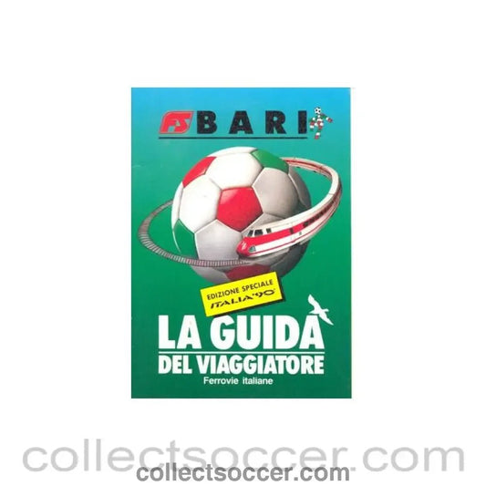 1990 World Cup Bari Produced Programme - Collect Soccer