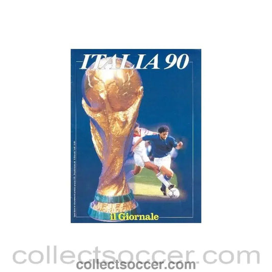 1990 World Cup in Italy - brochure of Il Giornale - Collect Soccer