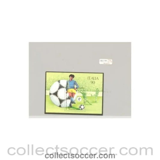1990 - World Cup 1990 Italy large stamp - Collect Soccer