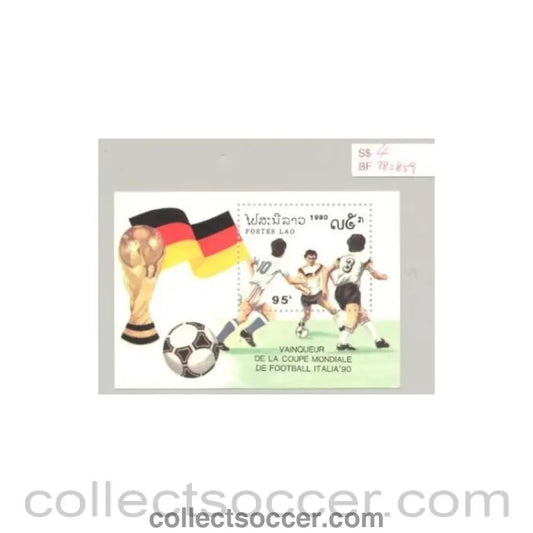 1990 - World Cup 1990 Italy small stamp - Collect Soccer