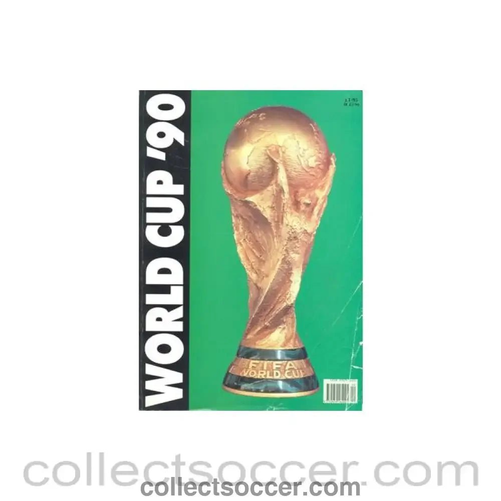 1990 World Cup UK Programme - Green Edition - Collect Soccer