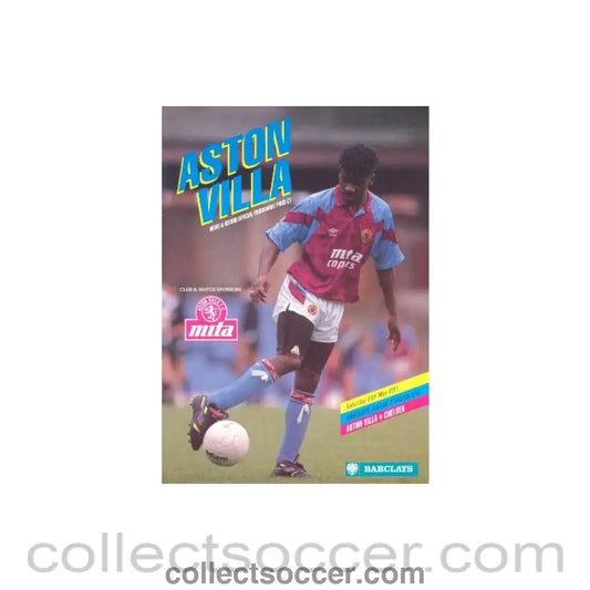 1991 - Aston Villa v Chelsea official programme 11/05/1991