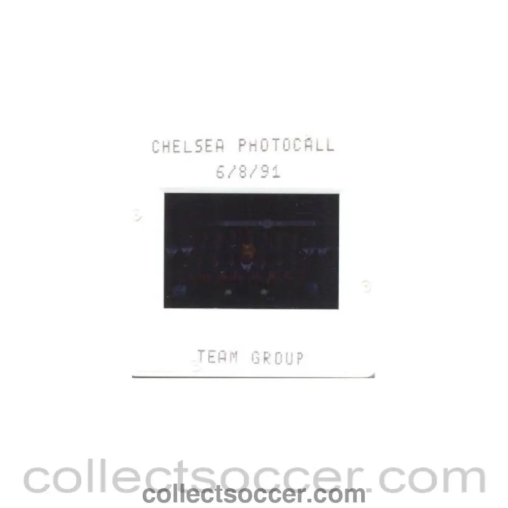 1991 - Chelsea 06/08/1991 Team Group slide - Collect Soccer
