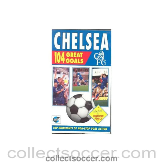 1991 - Chelsea - 104 Great Goals Video Tape Cassette of 1991