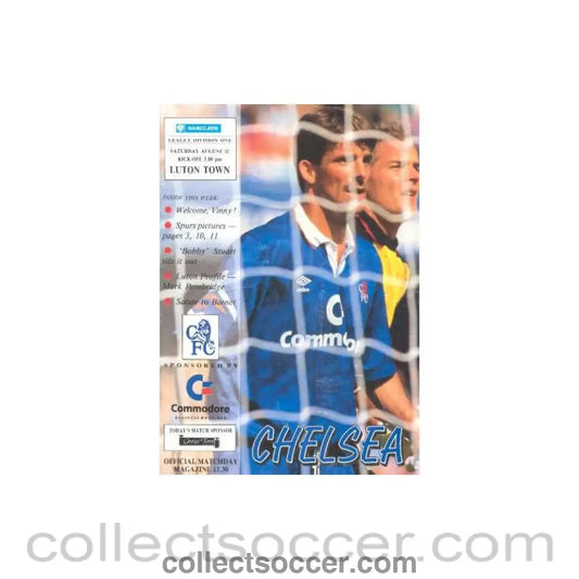 1991 - Chelsea v Luton Town official programme 31/08/1991