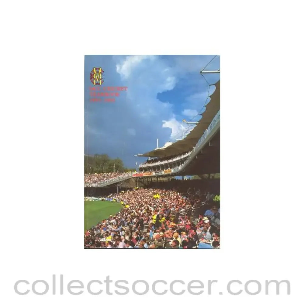 1991 - Cricket - MCC Cricket Yearbook 1991-1992