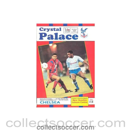 1991 - Crystal Palace vChelsea official programme 10/12/1991