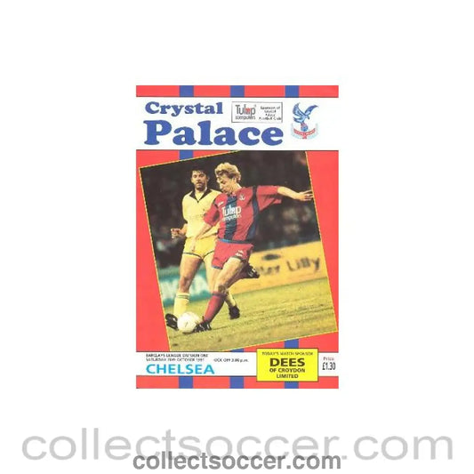 1991 - Crystal Palace vChelsea official programme 26/10/1991