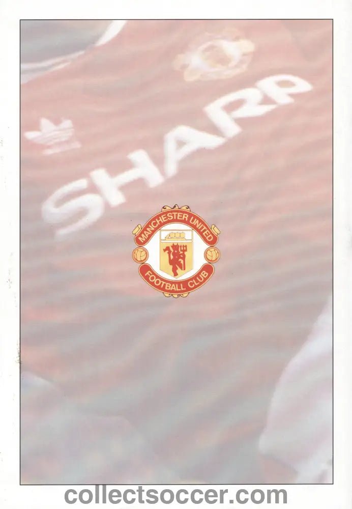 1991 Cup Winners Cup Final Manchester United v Barcelona Programme - Manchester United Edition - Collect Soccer