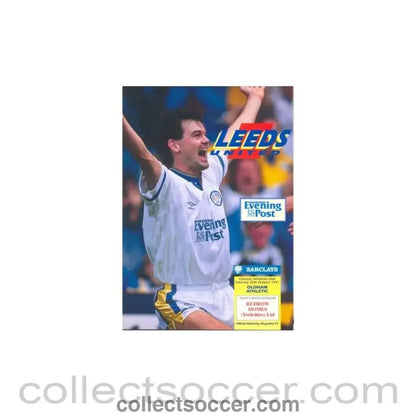 1991 - Leeds United v Oldham Athletic official programme 26/10/1991 - Collect Soccer