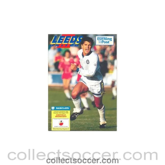1991 - Leeds United v Sheffield United official programme 24/08/1991 - Collect Soccer