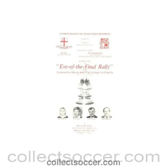 1991 - Nottingham Forest v Tottenham Hotspur FA Challenge Cup Final 18/05/1991 - Collect Soccer