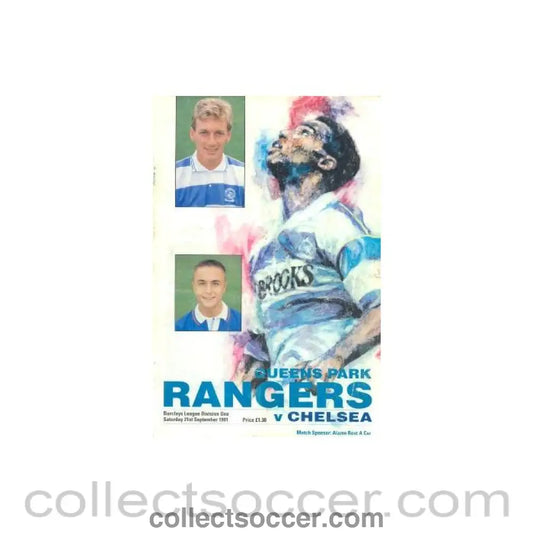 1991 - Queen’s Park Rangers vChelsea official programme 21/09/1991