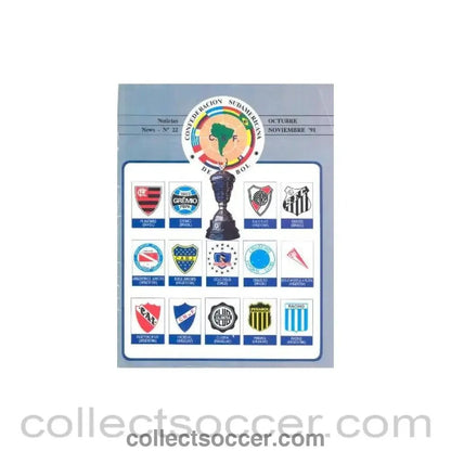 1991 - South America Football Confederation magazine of October/November 1991 - Collect Soccer