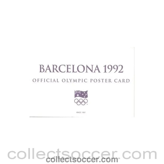 1992 - Barcelona 1992 Official Olympic Poster Card