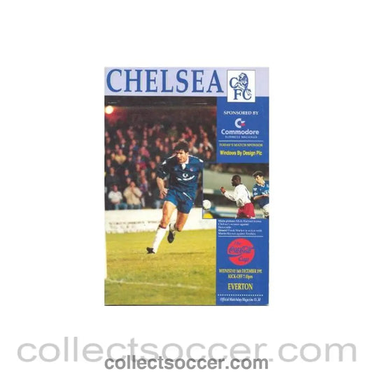 1992 - Chelsea v Everton official programme 16/12/1992