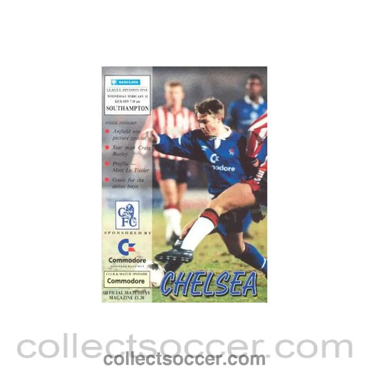 1992 - Chelsea v Southampton official programme 12/02/1992