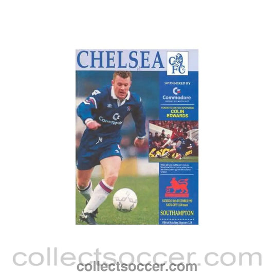 1992 - Chelsea v Southampton official programme 26/12/1992 F.A. Premier League