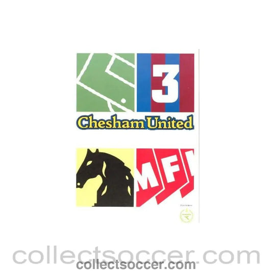 1992 - Chesham United vChelsea official programme Season 1992-93