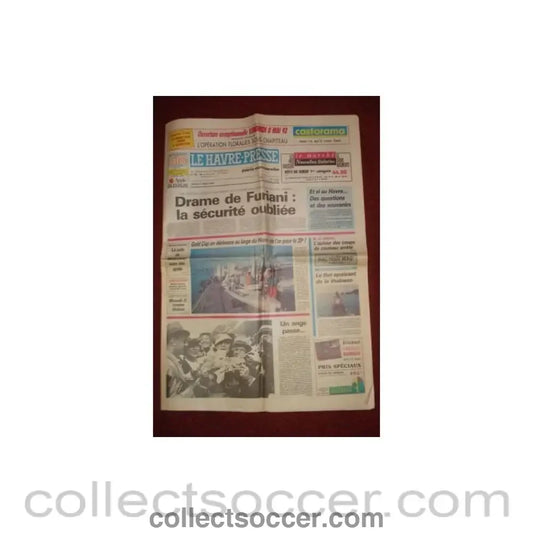 1992 - Le Havre-Presse newspaper of 07/05/1992