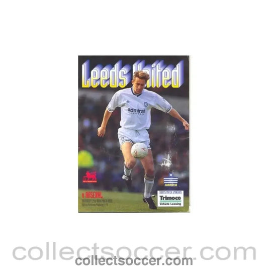 1992 - Leeds United v Arsenal official programme 21/11/1992 - Collect Soccer