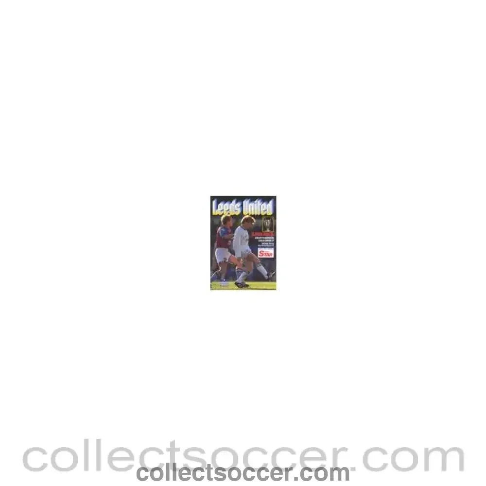 1992 - Leeds United v Glasgow Rangers official programme 04/11/1992 - Collect Soccer